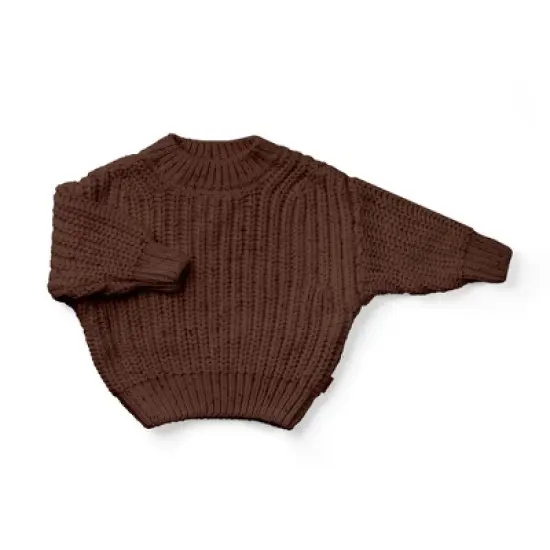 Goumikids Toddler Organic Cotton Chunky Knit Sweater image {8}