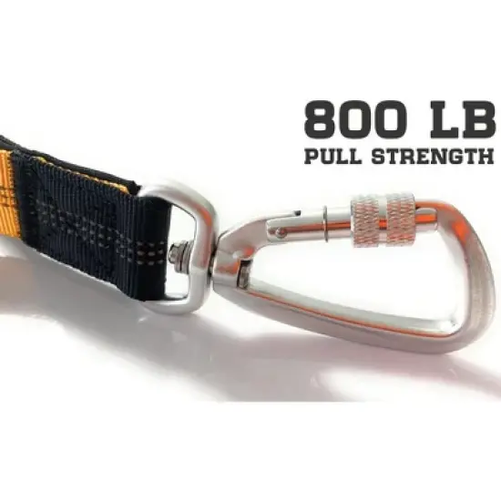 Hands-Free Dog Leash with Locking Carabiner & Waterproof Pouch for Walking, Jogging, Running & Hiking image {4}