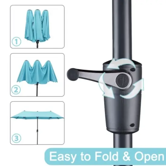 Ainfox 13ft Patio Umbrella image {2}