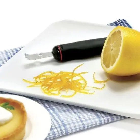 Norpro Grip-EZ Handle Stainless Steel Blade Citrus Zester / Stripper image {3}