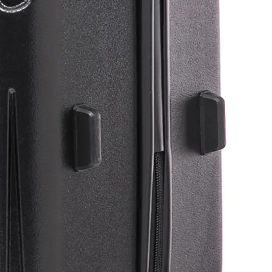 InUSA Drip Lightweight Hardside Carry On Spinner Suitcase - Black image {10}