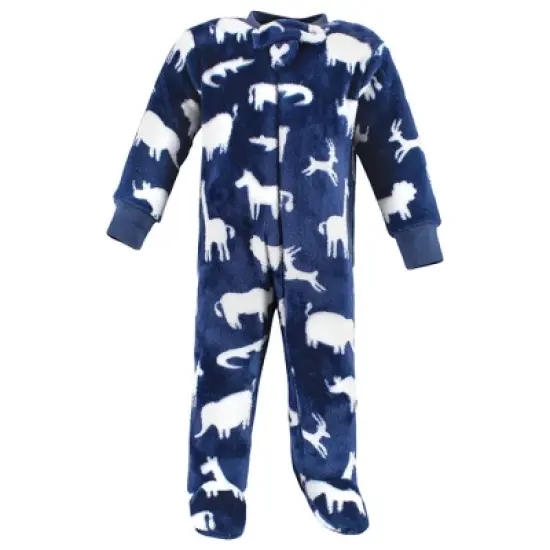 Hudson Baby Infant Boy Plush Sleep and Play, Safari Silhouette image {2}