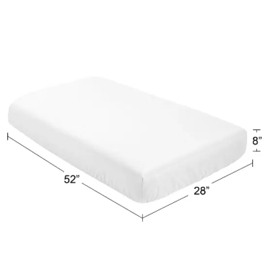 Sweet Jojo Designs Boy Fitted Crib Sheets Set Baseball Patch Red and White 2pc image {5}
