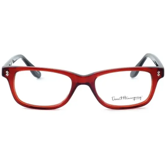 Ernest Hemingway Designer Reading Glasses H4617 (Small Size) in Red-Black 48mm image {1}