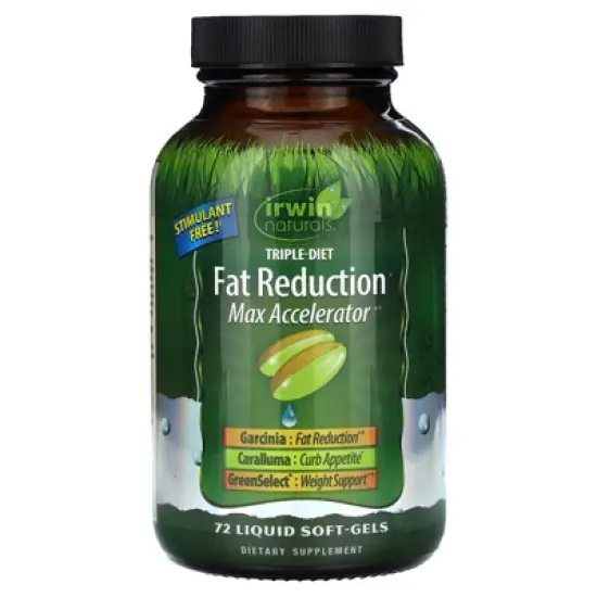 Irwin Naturals Triple-Diet Fat Reduction Max Accelerator, 72 Liquid Soft-Gels image {4}