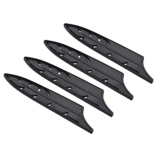 Unique Bargains Edge Guard Blade Protector Plastic 5" Utility Knife Sleeves Black image {6}