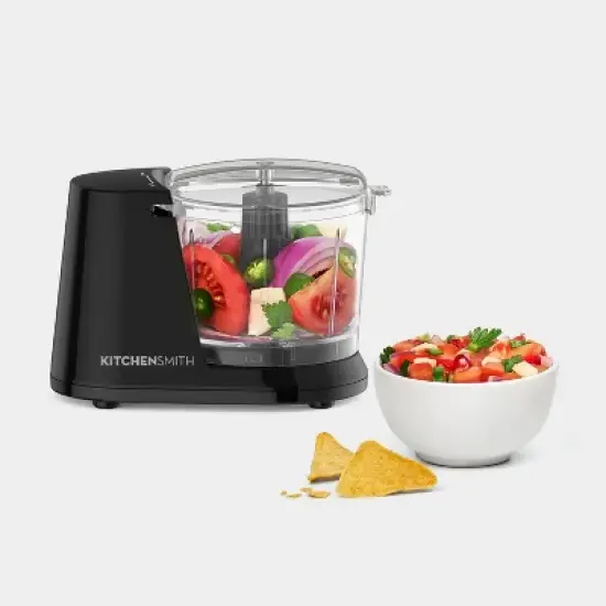 KitchenSmith 1.5 Cups 100W Mini Food Chopper Black image {9}