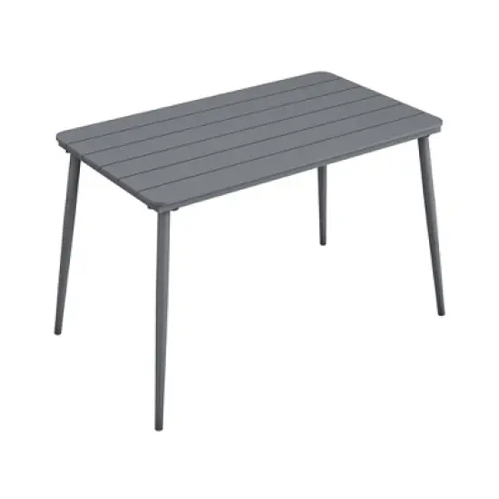Novogratz April Steel Rectangular Indoor/Outdoor Dining Table 
 image {12}