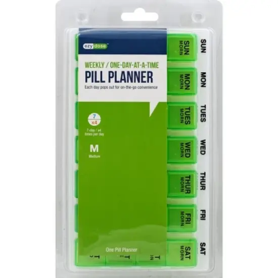 Ezy Dose One Day At A Time Planner Pill Box Medium, CASE OF 6 image {4}