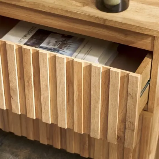 Conall 2 Drawer Nightstand - NST3103 - Oak - Safavieh image {1}