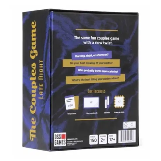 The Couples Late Night Card Game: DSS Games Party Fun for 2+ Players, Creative Thinking Cards & Instructions Included image {2}