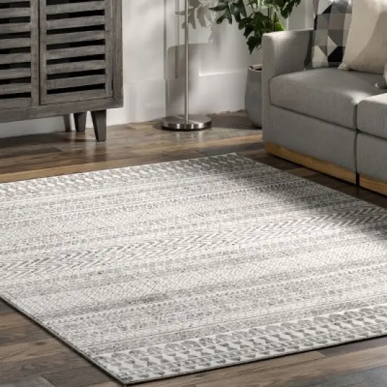 nuLOOM Catherina Transitional Geometric  Area Rug image {8}