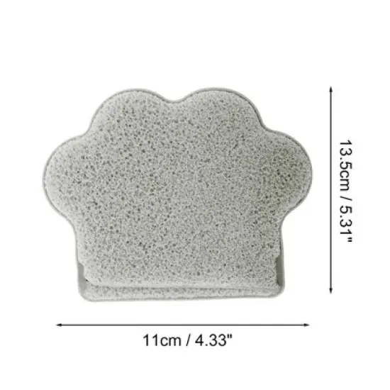 Unique Bargains Reusable Sponge Face Scrubber 5.31"x4.33" 5 Pcs image {2}