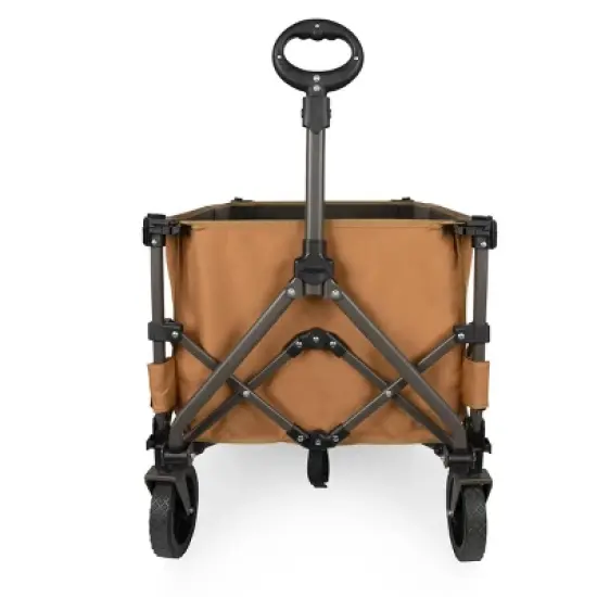 Oniva Wilderness Collapsible Outdoor Folding Wagon - Brown/Gray image {2}