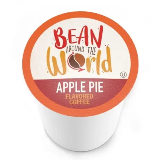 Bean Around The World Apple Pie Flavored Coffee Pods,Keurig 2.0 compatible,40 CT image {11}