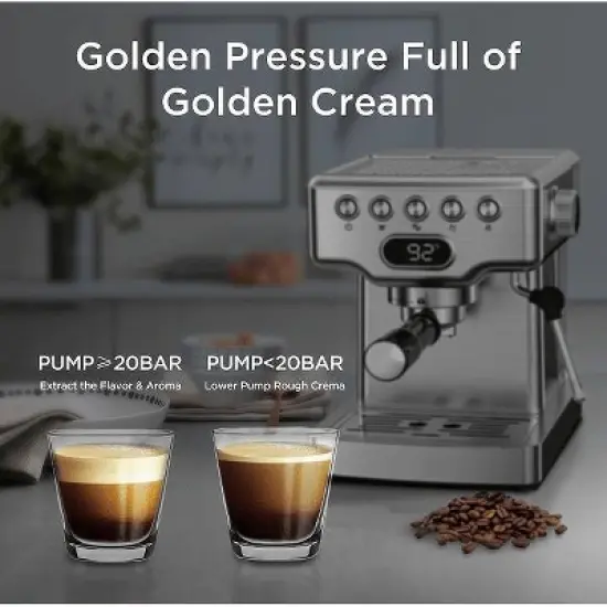 Mojgar Semi-automatic coffee machine 19Bar high pressure pump image {1}