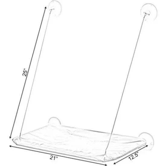 Window Mounted Window Perch Cat Resting Bed Hanging Seat Shelf Pet Hammock image {5}