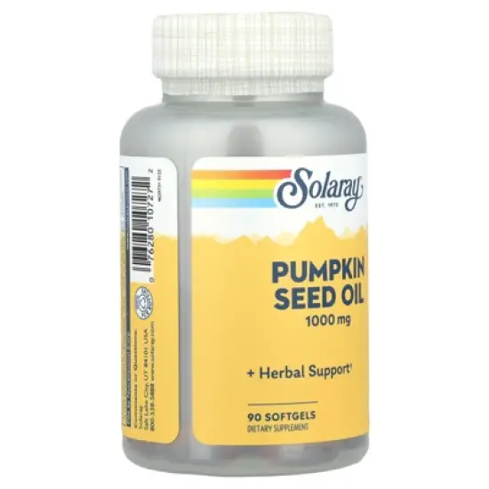 Solaray Pumpkin Seed Oil, 1,000 mg, 90 Softgels image {3}