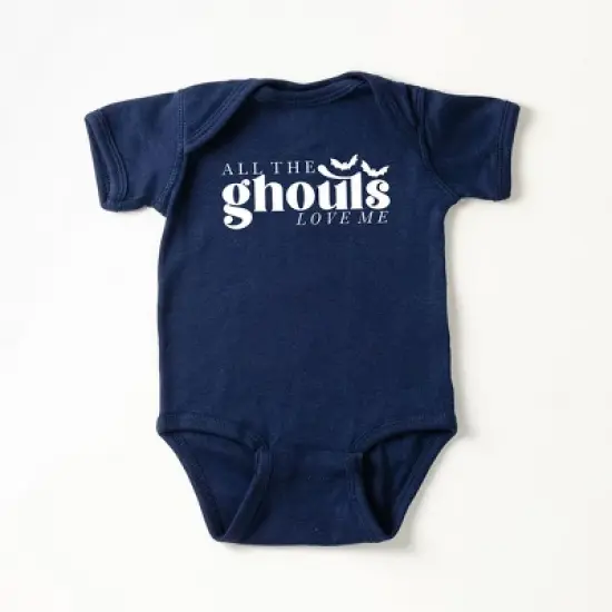 The Juniper Shop All The Ghouls Love Me Baby Bodysuit image {5}