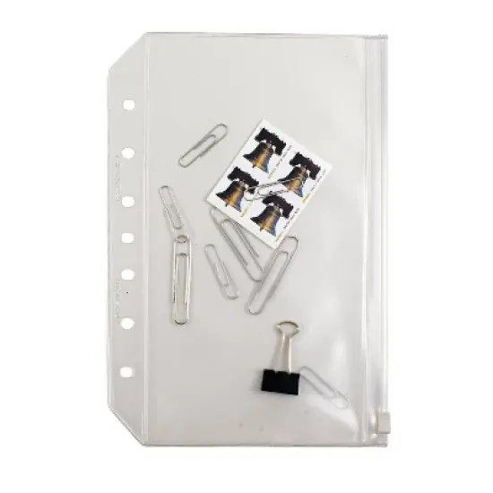 Day-Timer Vinyl Zip Pouch Loose-Leaf Desk 455170 image {1}