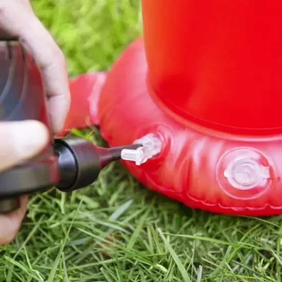 HearthSong Kids' Jumbo 4-Foot Inflatable 4-in-a-Row Sorting and Strategy Game with Board and 30 Balls image {6}