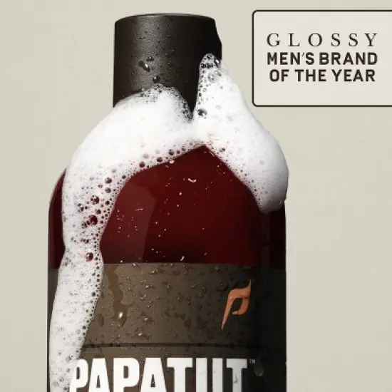 Papatui Men's Paraben-Free and Sulfate-Free 2-in-1 Shampoo + Conditioner - Sandalwood Suede - Trial and Travel Size - 3 fl oz image {5}