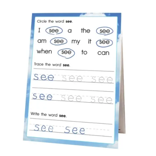 Newmark Learning Nonfiction Sight Words Learning Flip Chart image {3}