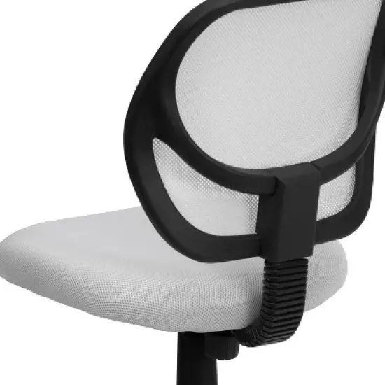 Emma and Oliver Mid-Back Mesh Swivel Task Office Chair with Curved Square Back image {4}