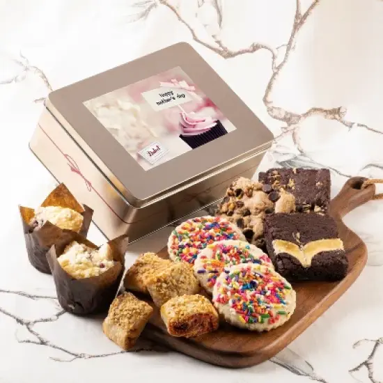 Dulcet Gift Baskets Rugelah, Brownies and Cookies Gift Baskets Gourmet Get Well Soon Food Gift Baskets for Women, Friends, Daughter, Sister, and Mom image {12}