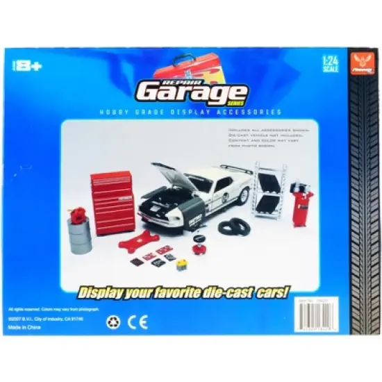 Repair Garage Accessories Tool Set for 1/24 Scale Models by Phoenix Toys image {2}