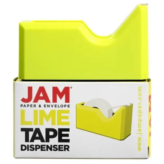 JAM Paper Colorful Desk Tape Dispensers - Lime image {6}