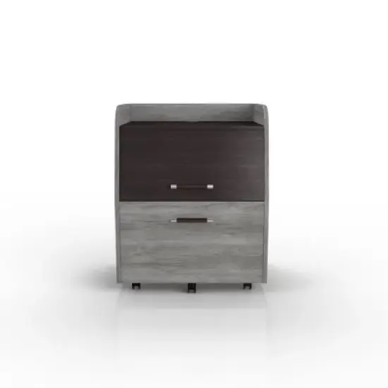 Brionie Letter File Cabinet Vintage Gray Oak - miBasics image {5}