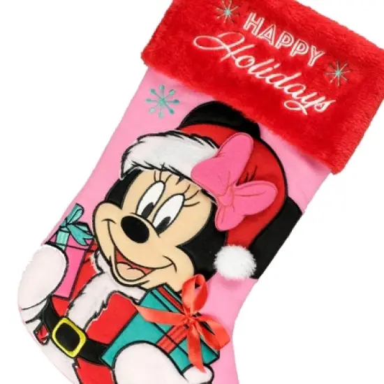 Mickey Mouse & Friends Minnie Mouse Holiday Stocking 20" image {2}