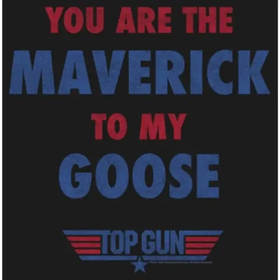 Junior's Top Gun You Are the Maverick to My Goose Festival Muscle Tee image {1}