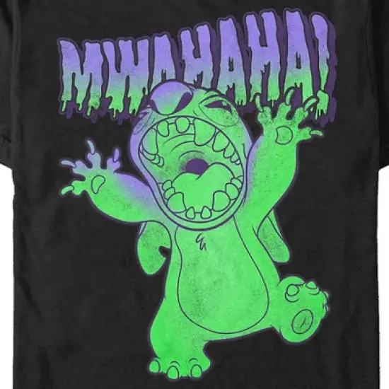 Men's Lilo & Stitch Mwahaha Halloween Horror T-Shirt image {1}