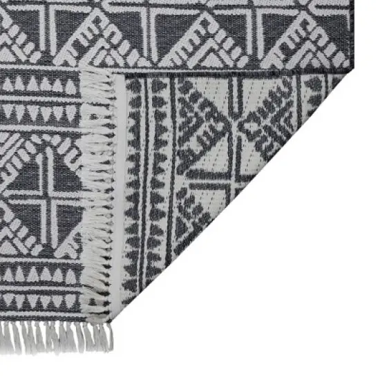 Outdoor Rug Tasseled Charcoal - Project 62&trade; image {2}