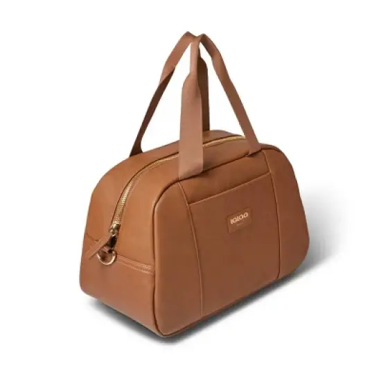 Igloo Luxe Satchel Cooler Bag - Cognac image {10}