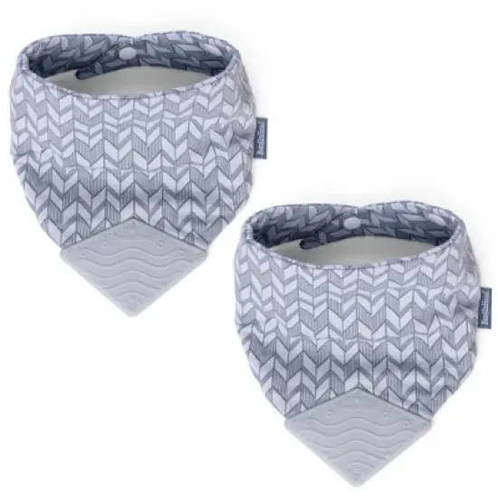 BooginHead 2pk Teether Bib image {4}