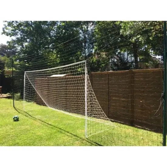 Open Goaaal JX-OGFL2 Adjustable Soccer Practice Net Rebounder Backstop with Training Goal, Large Size image {2}