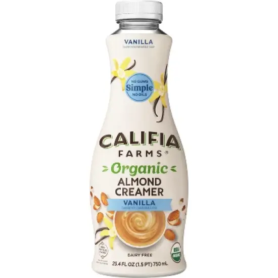 Califia Farms Organic Almond Coffee Creamer image {10}