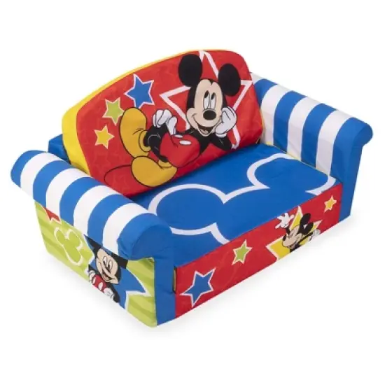 Marshmallow Furniture Disney's 2 in 1 Flip Open Compressed Foam Sofa and Sleeper Bed with Washable Cover image {6}