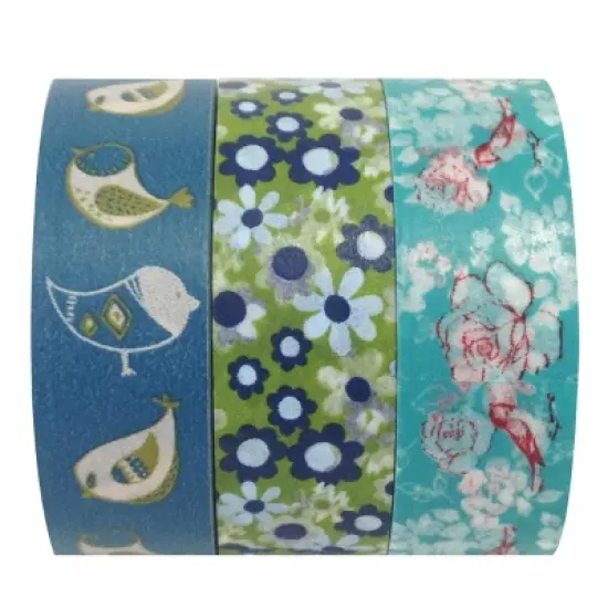 Wrapables Washi Tape (Set of 3) image {14}
