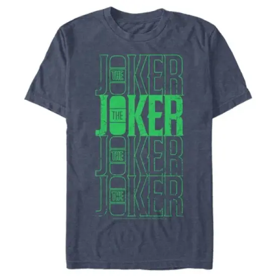 Men's Batman Joker Vintage Name Stack T-Shirt image {2}