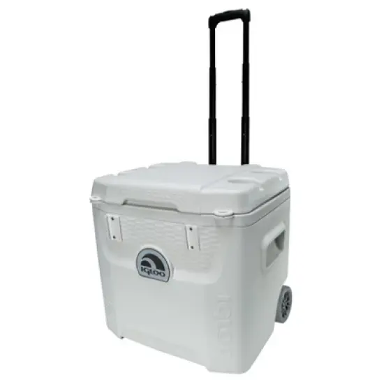 Igloo Marine Ultra Quantum Roller Cooler - White (52 Quart) image {1}