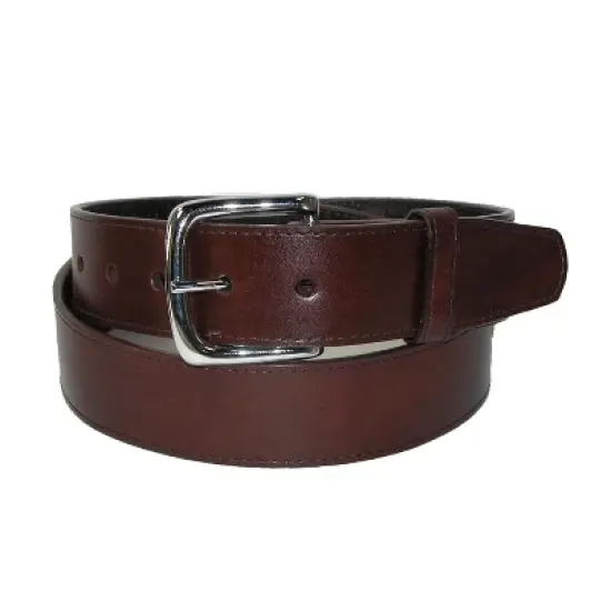 CTM Men's Leather Money Belt Removable Buckle image {3}