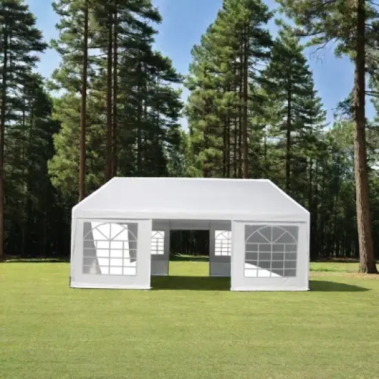 20x20 Feet Heavy Duty Parties Shelter Canopy,Tent With 2 Storgae Carry Bags For Outdoor Wedding,Parties And Events Shelter Tent-Coolbibila image {2}