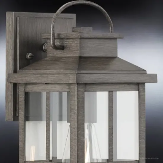 Urban Ambiance Luxury Transitional Outdoor Wall Sconce 14.25''H x 6''W,  Aged Pewter Finish,  Anaheim Collection, UHP1295 image {4}