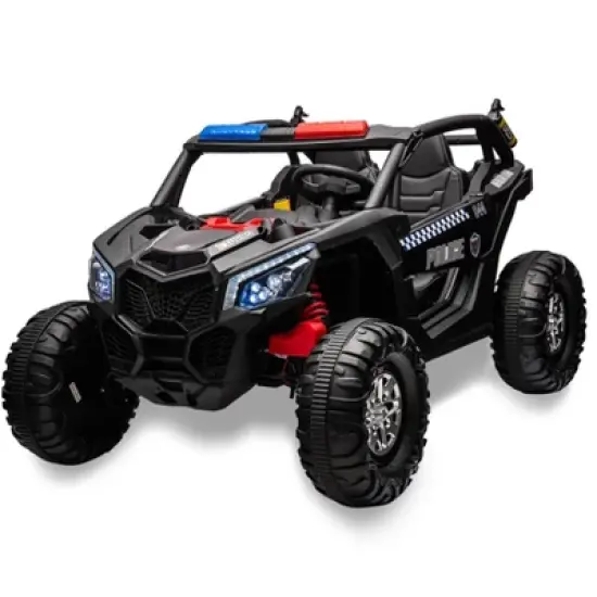 24V Kids Ride On UTV Car, Ride On Truck w/ Remote Control, Off-Road UTV Electric Toy Car with Spring Suspension,lights, Music for Boys Girls 3-8 image {6}