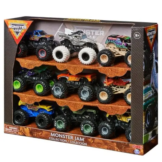Monster Jam 1:64 Scale Monster Truck Diecast 9pk image {4}