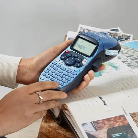 DYMO LetraTag 2pk Label Tape Cassette Black on White Plastic: Refill for Label Maker, Cassette Labels, Black Ink image {4}